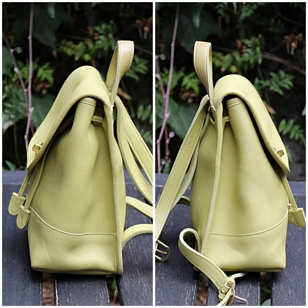 Coach Vintage - LIME Daypack Backpack 9960 - USA 1997
